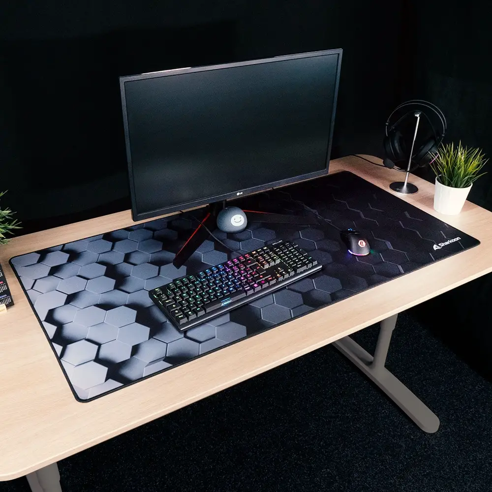 Sharkoon launches a fantastic mat that covers your entire desk