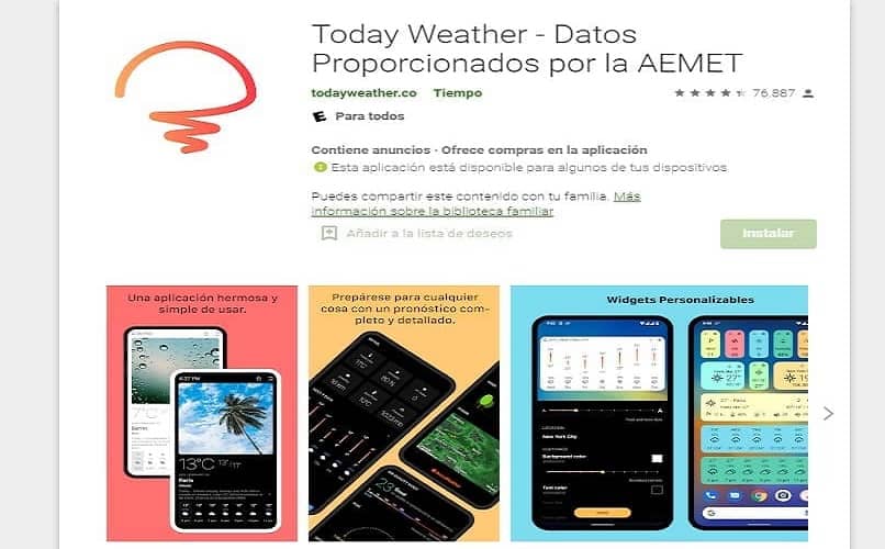 today weather application to see the weather