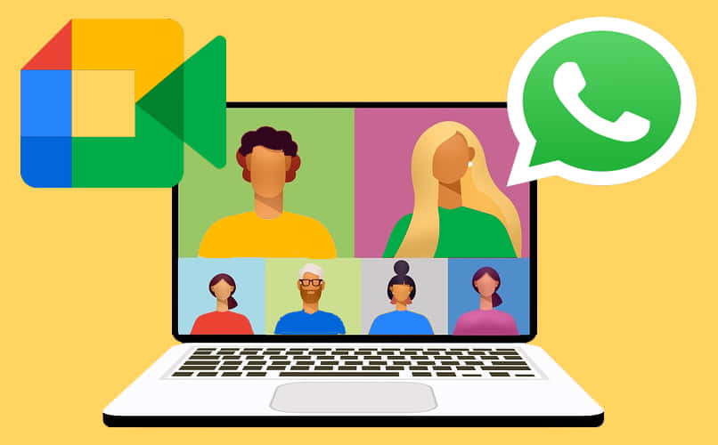 share the link of a videoconference by whatsapp