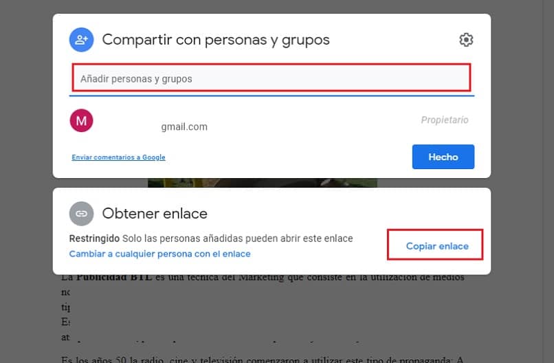 image showing how to share document with your contacts
