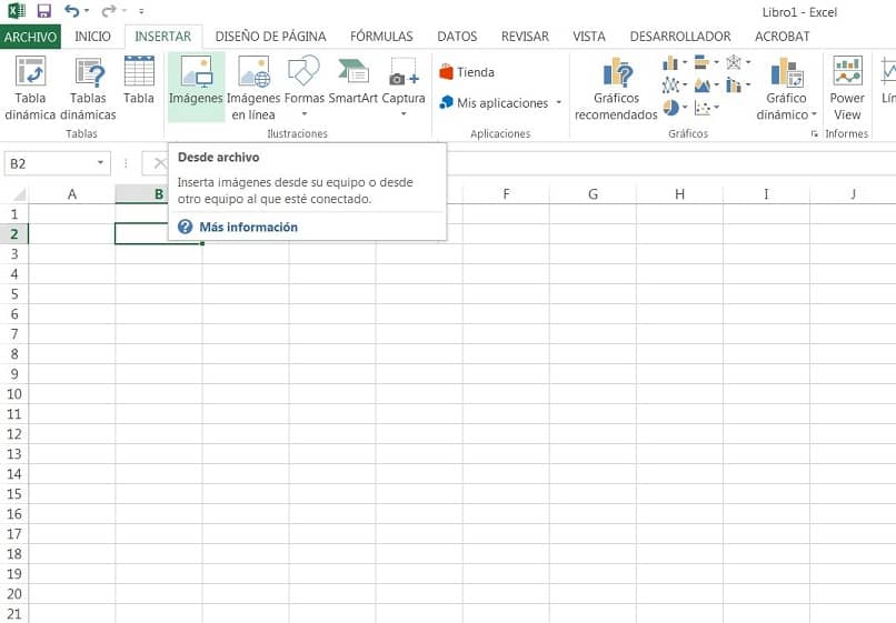 excel screenshot view to insert an image