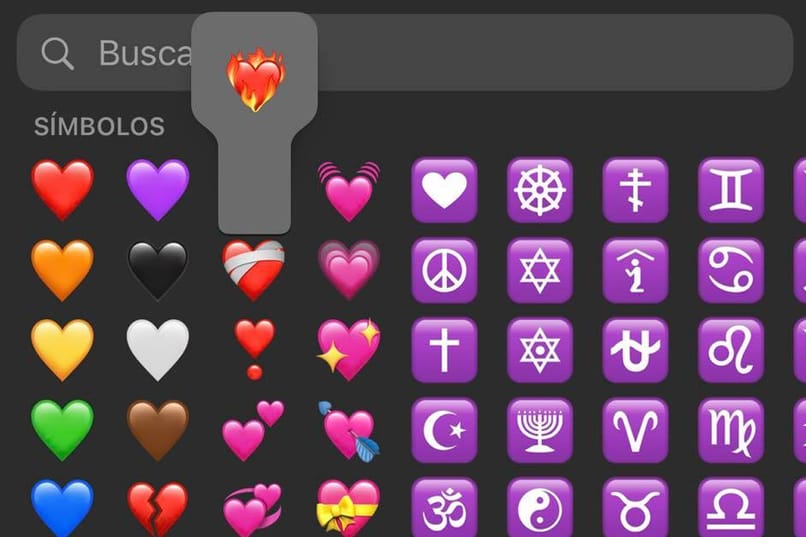 mobile shows emojis