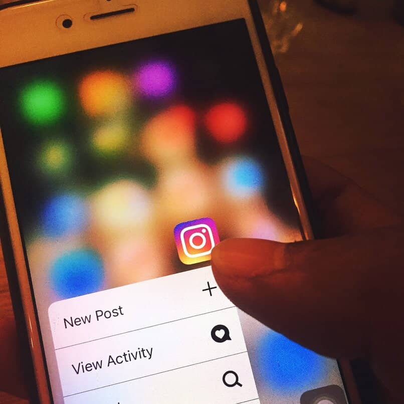 use instagram on a smartphone