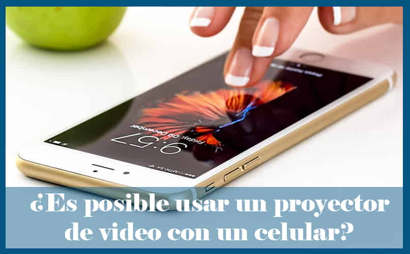 use a smartphone on a video projector