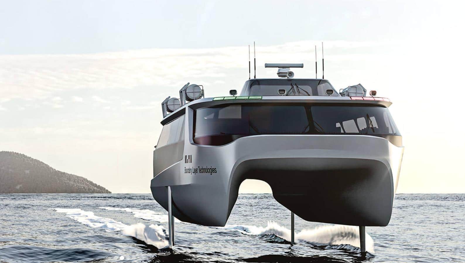 How to electrify passenger ferries?  Just put on hydrofoils