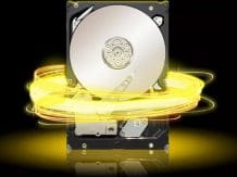 Here is the first PCIe NVMe HDD.  Seagate showed off a unique plate disc