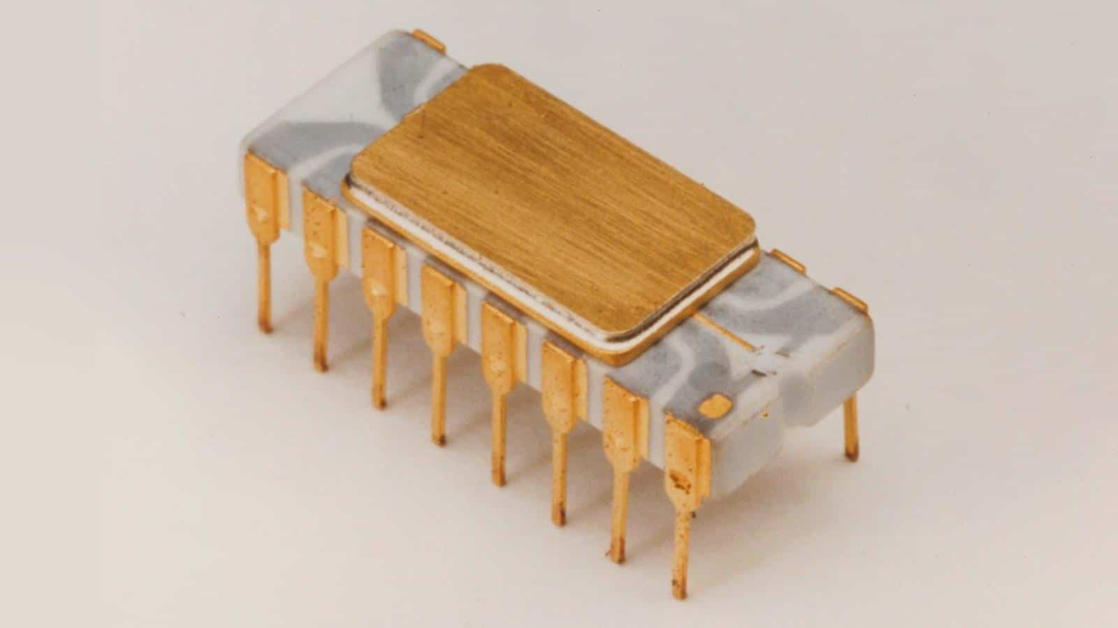 Intel is celebrating.  Half a century ago, the first 4004 microprocessor was created