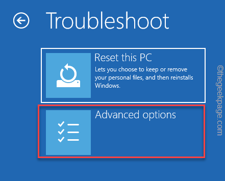 Troubleshoot Reset this PC Advanced Options Startup Repair Min.