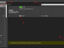 AMD FSR plug-in in Unreal Engine 4
