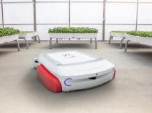 The Grover Robot looks like a giant robotic vacuum cleaner, but it's made for modern greenhouses