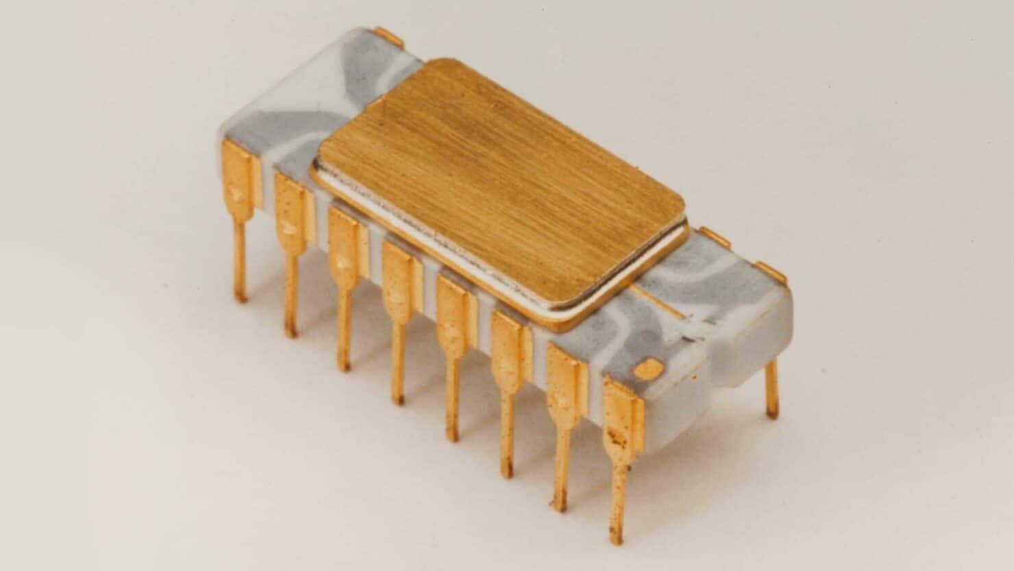 the world's first commercial microprocessor