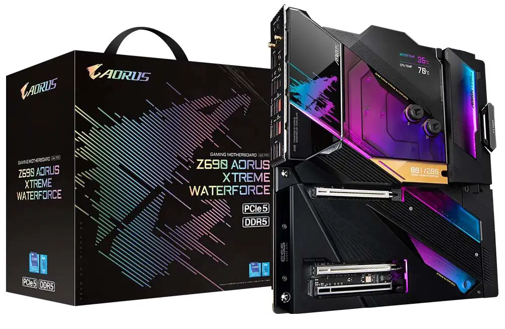 The AORUS Z690 Xtreme WaterForce Motherboard will be priced at $ 2,200.