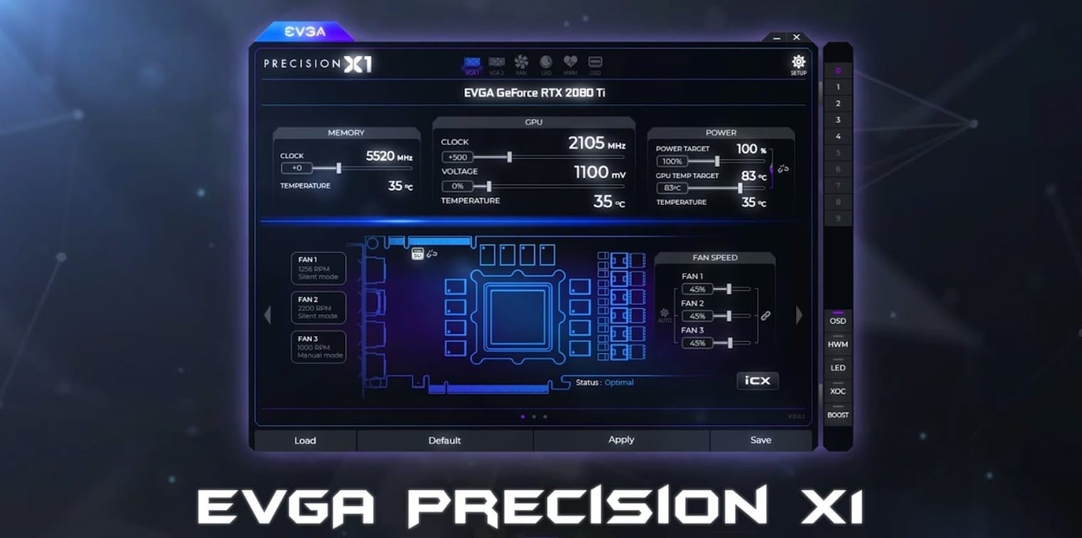 EVGA Releases New Update for Precision X1 OC -