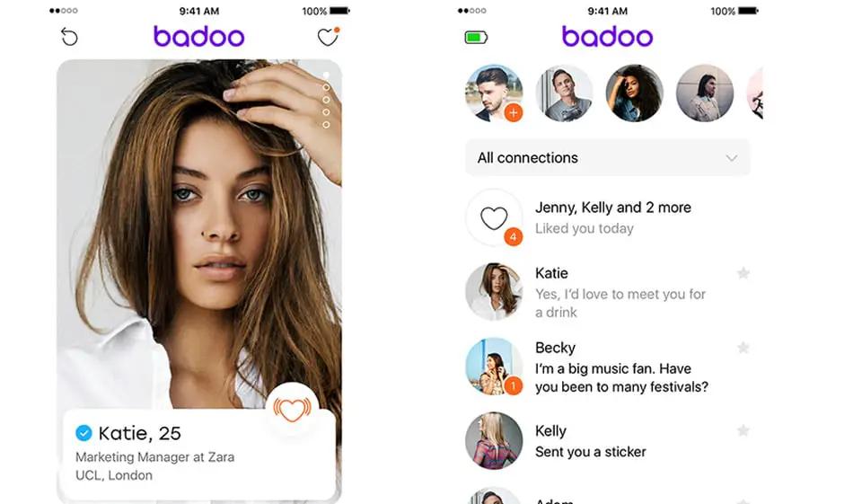 How does the Badoo dating app work