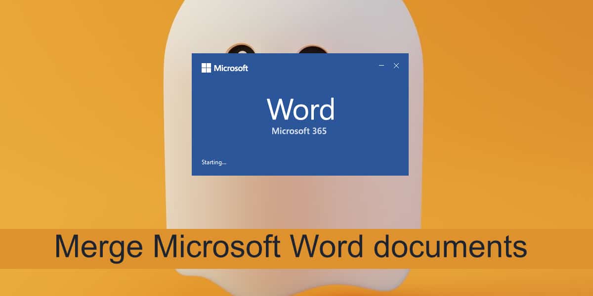 fusionar documentos de Microsoft Word