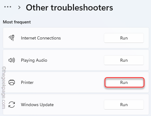 Printer Troubleshooter Run Min.