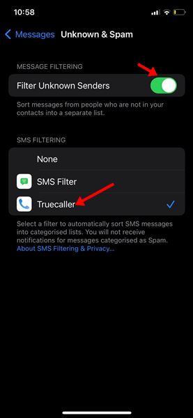 Activate TrueCaller on your iPhone