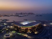 Stadium 974 for FIFA 2022 completed.  This is the first such work with containers