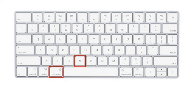 Use the command shortcut