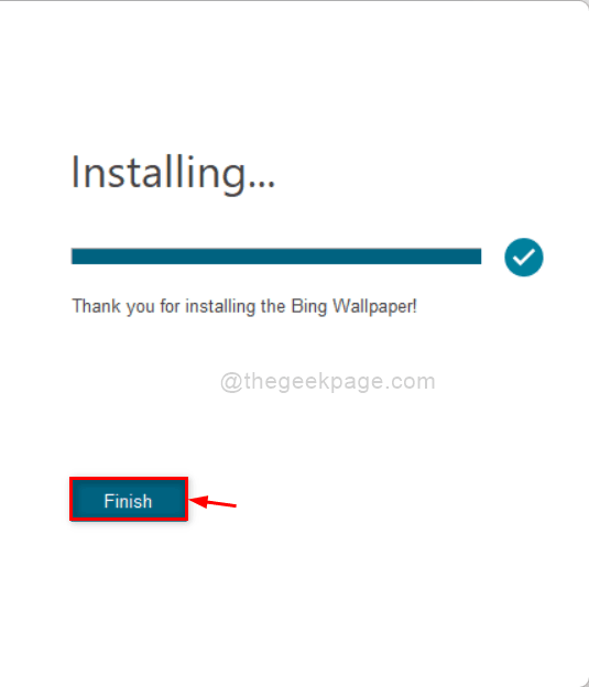 Finish the Bing 11zon wallpaper installation