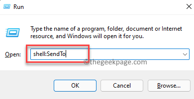 Execute Command type Path Send to folder Ok