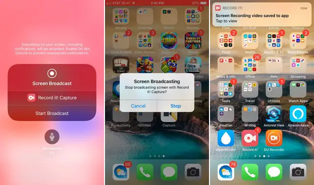 Record it - record your iPhone screen