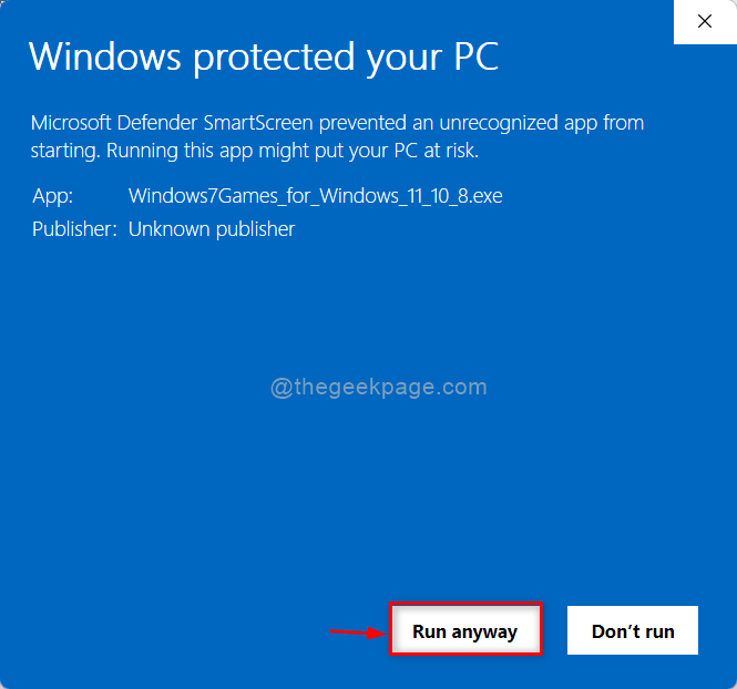 Run Windows 7 11zon Games anyway