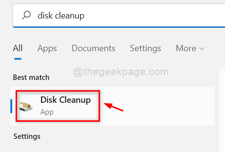 Open 11zon Disk Cleanup