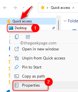 2 Quick Access Desktop Properties Min.