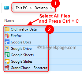 2 C Drive Desktop Copy all files Min.