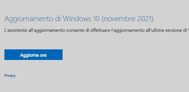 Download the November 2021 21H2 update for Windows 10 now