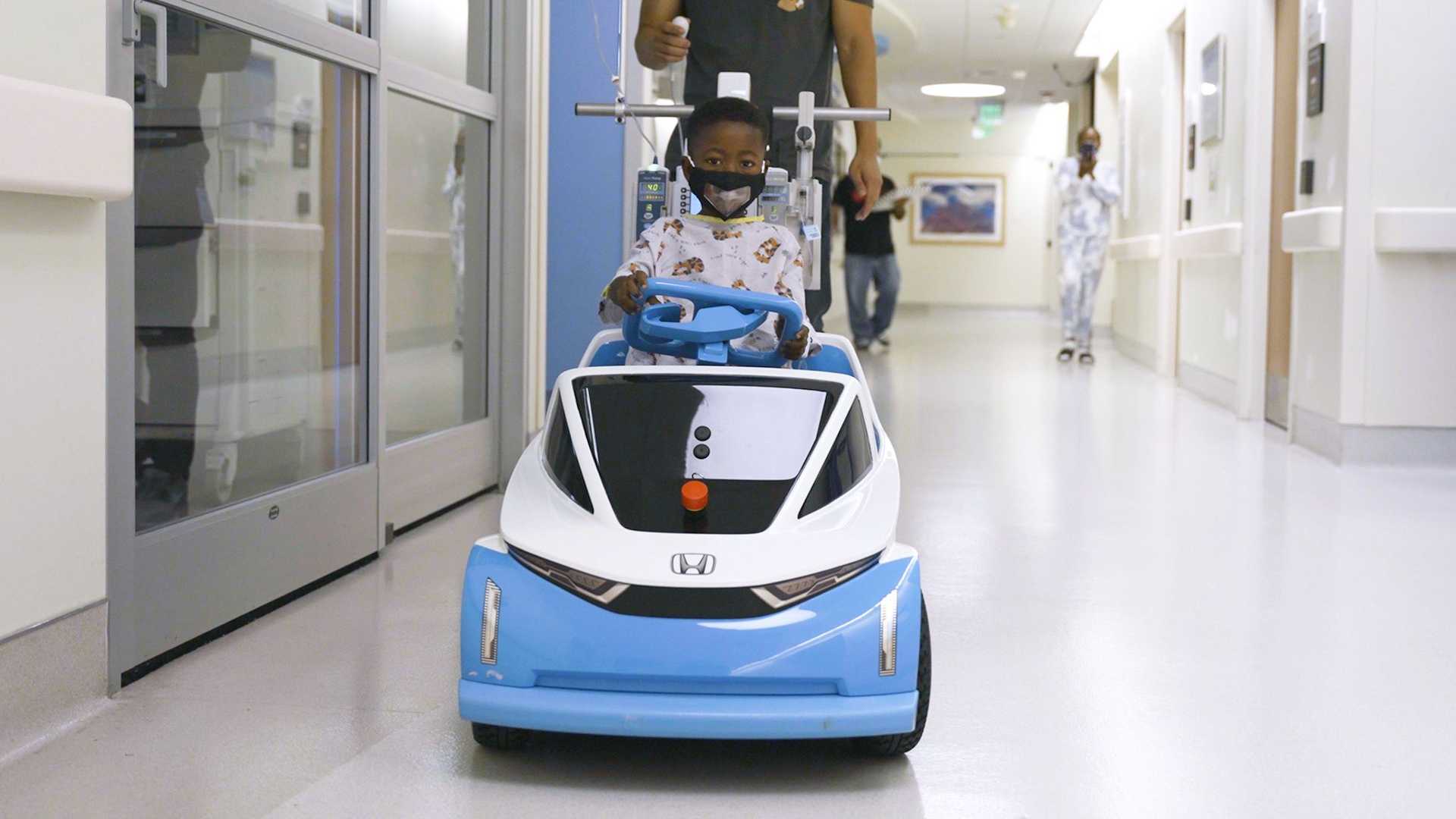 Honda has given the children in the hospitals a reason to be happy with her Shogo