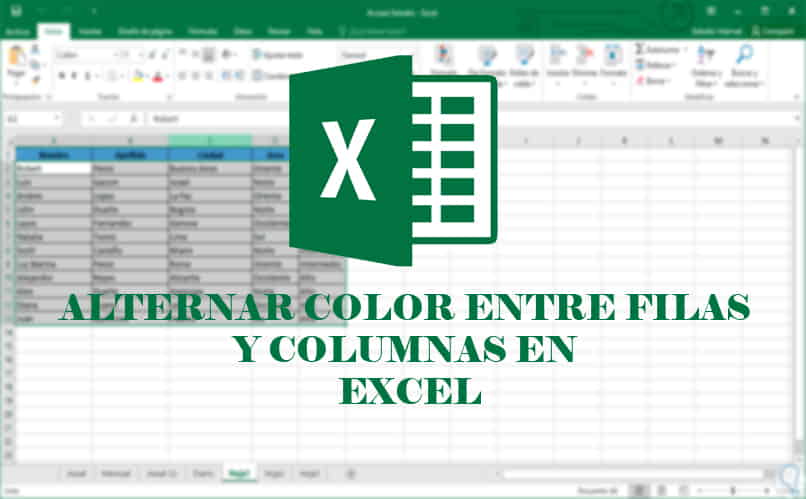 How to Toggle Color Between Rows and Columns in Excel to Make It Look Better?