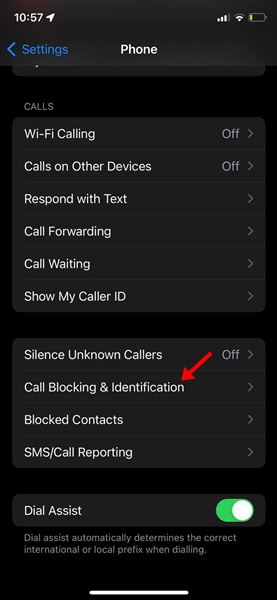 Tap Block & Caller ID