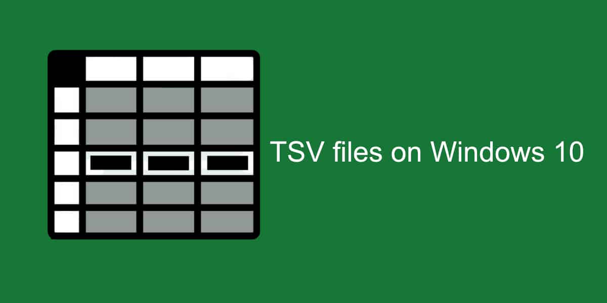 abrir archivos TSV en Windows 10