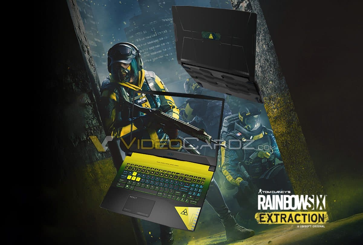 MSI to launch Rainbow Six Extraction-themed laptop