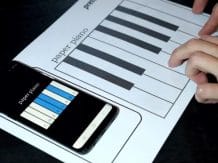 Piano paper, i.e. a demonstration of the potential of NFC and printed electronics