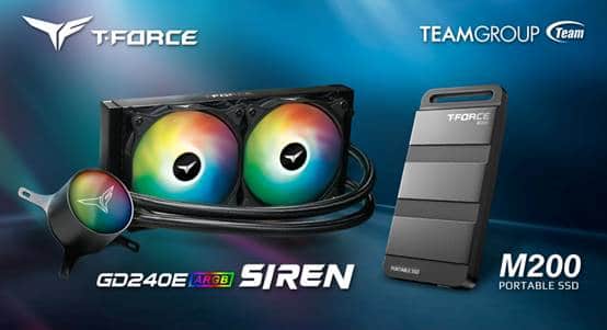 TEAMGROUP launches its SIREN GD240E AIO ARGB liquid cooling