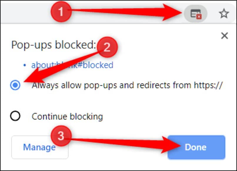 how to block pop ups