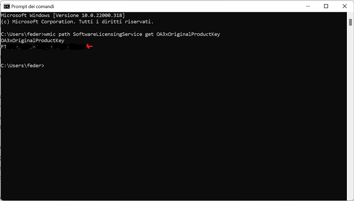 Retrieve Windows 11 Product Key With Command Prompt