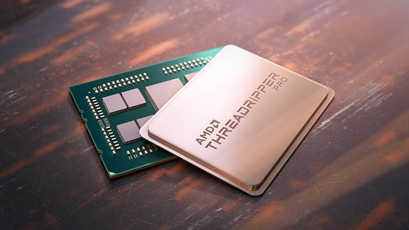 The specifications of the AMD Ryzen Threadripper Pro 5000WX are filtered