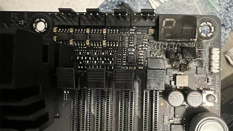 Asus confirms that its ROG Maximus Z690 Hero were burned by placing a capacitor backwards
