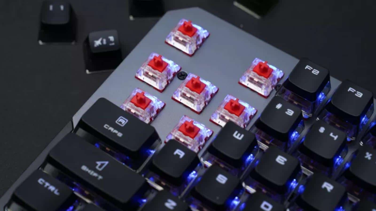New MSI Sonic Mechanical Switches.  The company showed them in the Vigor GK71 Sonic