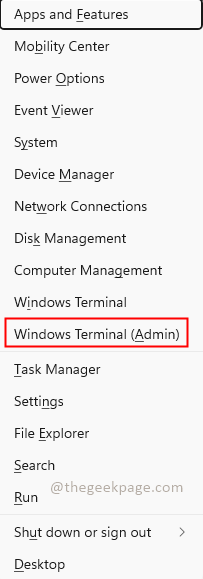 Terminal de Windows Min