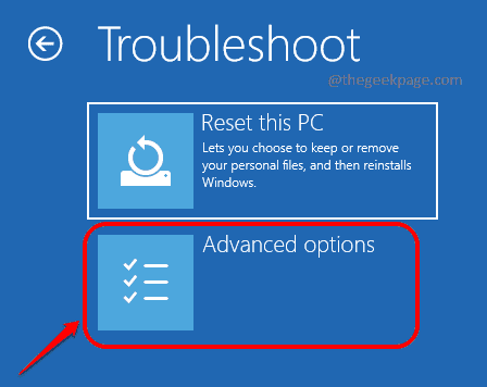 8 Troubleshoot Reset This PC Advanced Options Home Optimized Repair