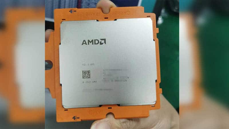 A photo leaks of an AMD Epyc Genoa processor, showing its monstrous size