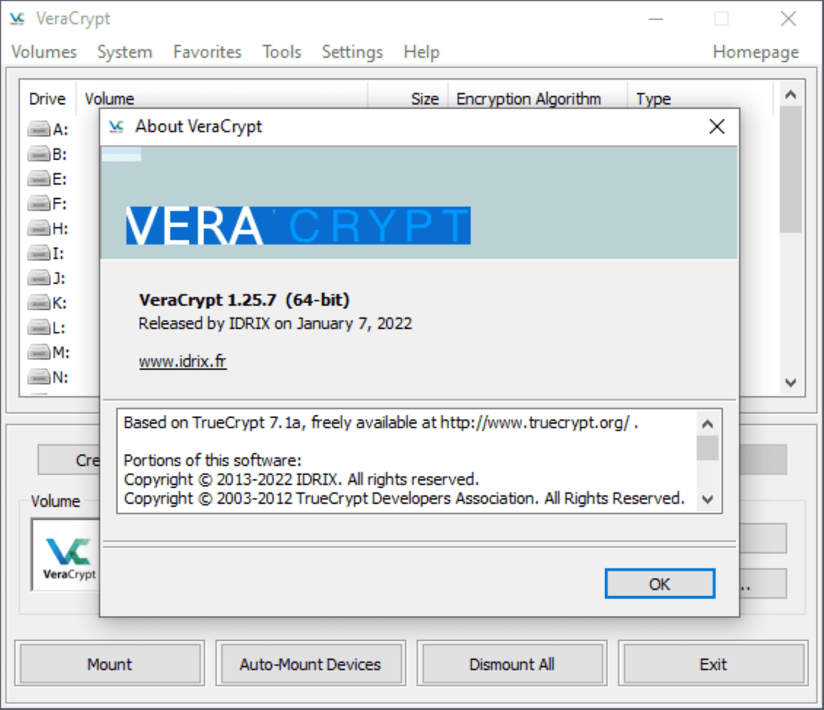VeraCrypt 1.25.7 update reintroduces support for Windows Vista, 7 and 8 systems