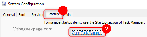 System Configuration Start Open Task Manager Min.