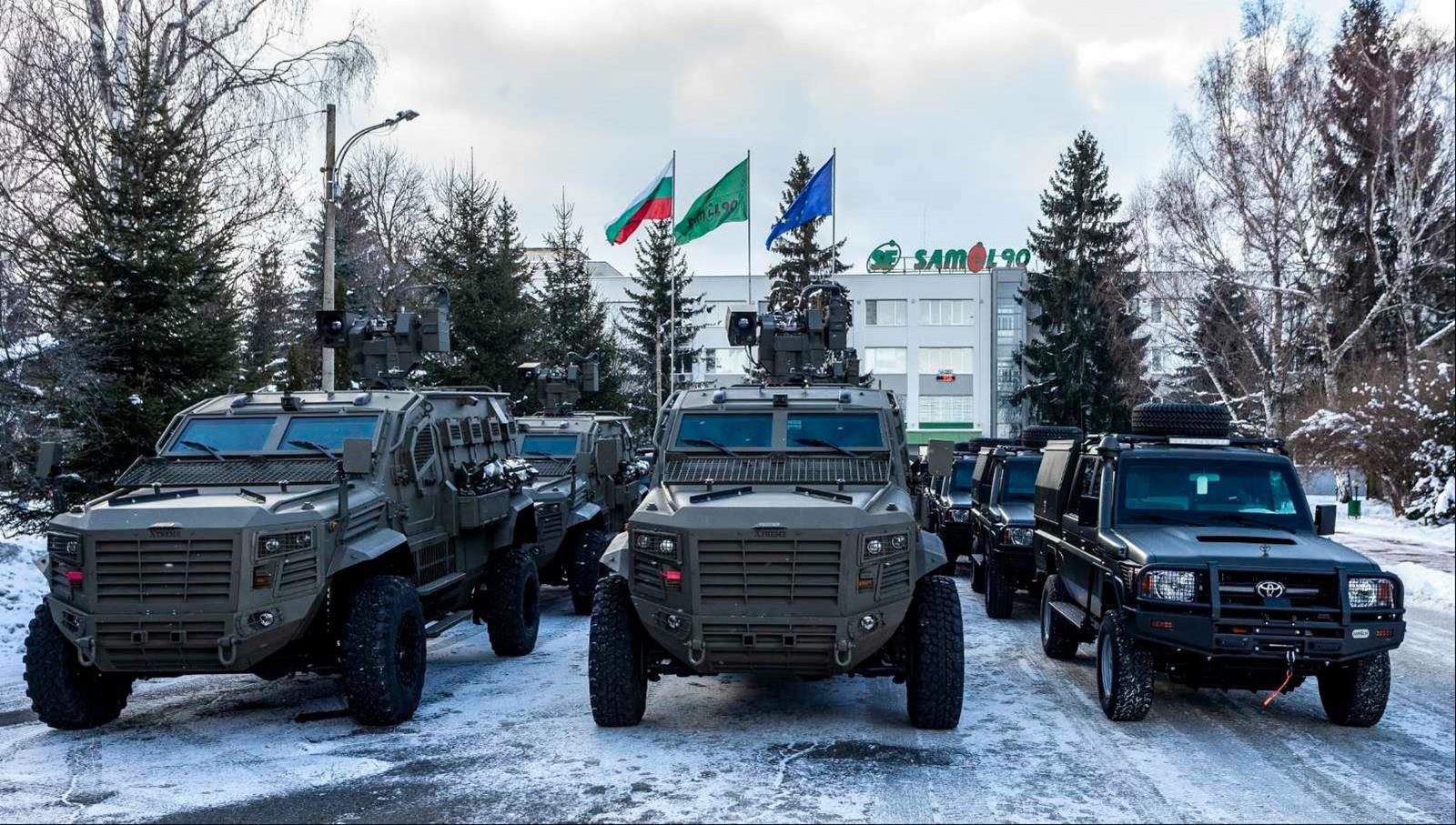 Guardian Extreme military vehicles with a remotely controlled weapon system in the hands of Bulgaria
