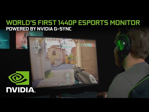 WORLD’s FIRST 1440p Esports Monitors – Powered by NVIDIA G-SYNC